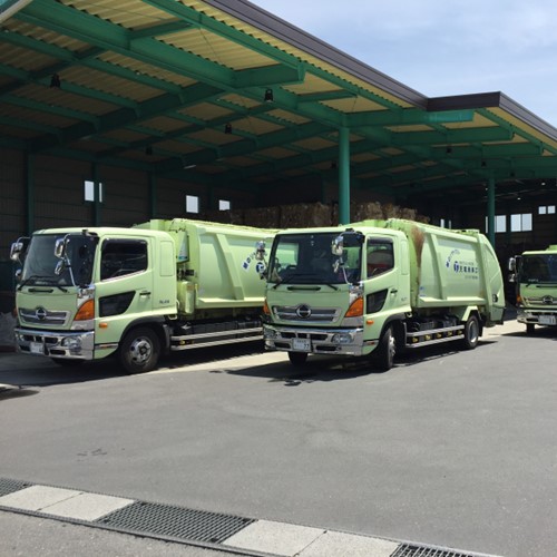 1: 専用車による回収