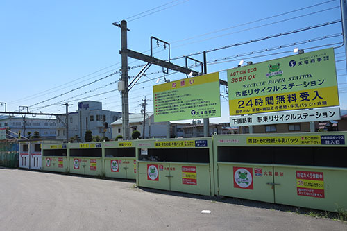 住所：下諏訪町5404駅東駐車場内